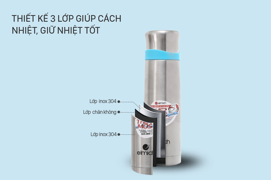 Bình giữ nhiệt inox 500 ml Elmich K5